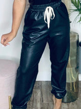 Load image into Gallery viewer, Up Next Faux Leather Joggers
